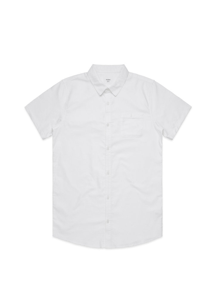 Mens Oxford Short Sleeve Shirt - The Uniform Factory