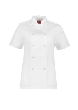 Zest Womens S/S Chef Jacket - Image 2