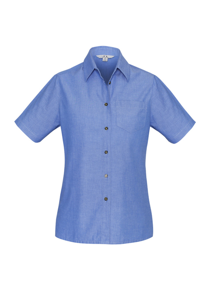 Ladies S/S Chambray Shirt – The Uniform Factory