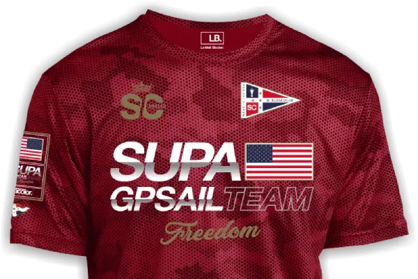 image of a sublimated sports shirt to show custom sublimated printing available