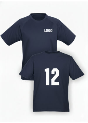 Sports Tee + Logo + Number