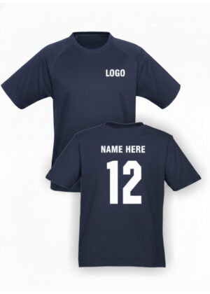 Sports Tee + Logo + Number + Name