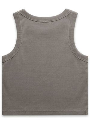 Womens Faded Organic Rib Crop Tank - Image 6