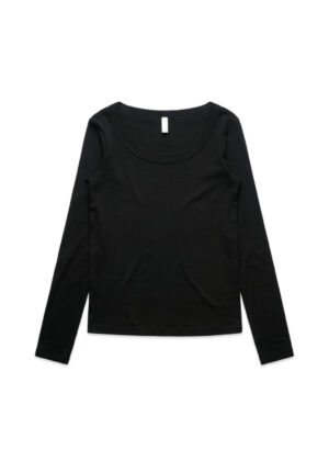 Organic Rib Long Sleeve Tee - Image 3