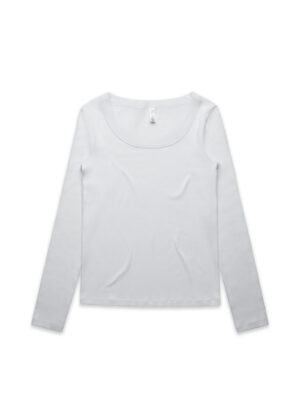 Organic Rib Long Sleeve Tee - Image 2