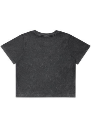 Womens Stone Wash Heavy Crop - Image 6