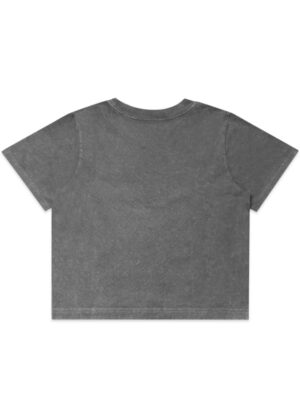 Womens Stone Wash Heavy Crop - Image 8