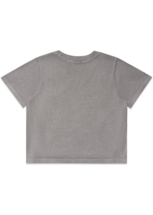Womens Stone Wash Heavy Crop - Image 10