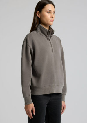 Womens Relax Faded Half Zip - Image 2