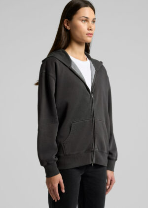 Womens Relax Faded Zip Hood - Image 3