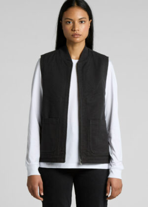 Womens Canvas Heavy Vest
