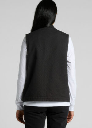 Womens Canvas Heavy Vest - Image 4