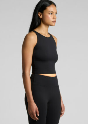 Womens Active Crop Tank - Image 2