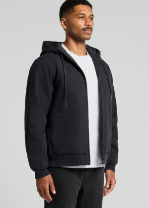Canvas Bomber Hood Jacket - Image 2