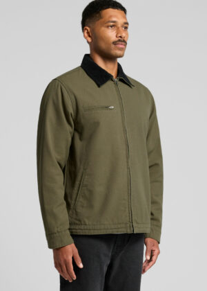 Canvas Cord Collar Jacket - Image 2