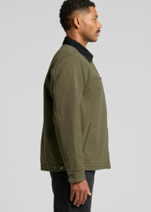 Canvas Cord Collar Jacket - Image 3