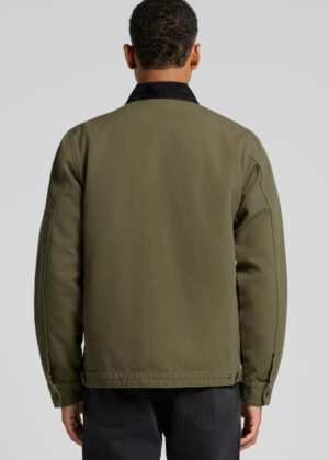 Canvas Cord Collar Jacket - Image 4