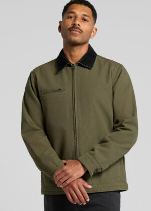 Canvas Cord Collar Jacket - Image 5