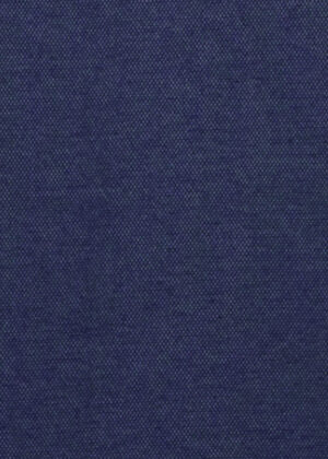 Close-up of deep blue textile fabric with a fine weave texture.