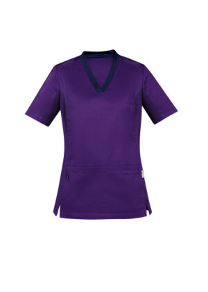 Womens Riley V-Neck Scrub Top - Image 4
