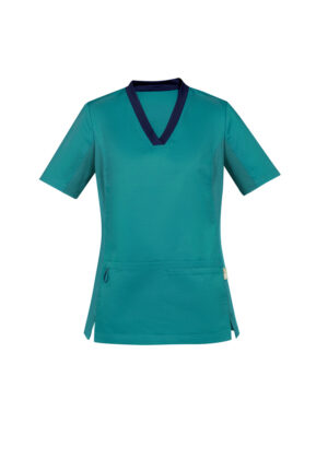 Womens Riley V-Neck Scrub Top - Image 2