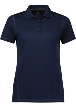 Dart Womens Contrast Panel Polo - Image 4