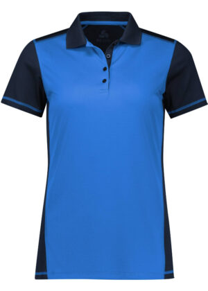 Dart Womens Contrast Panel Polo - Image 2