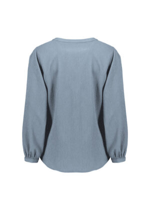 Womens Ruche L/S Blouse - Image 7