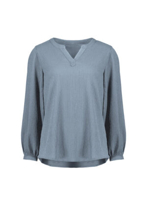Womens Ruche L/S Blouse - Image 8
