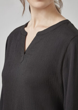 Womens Ruche L/S Blouse - Image 5