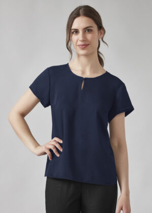 Womens Evelyn S/S Blouse - Image 4
