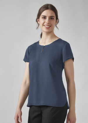 Womens Evelyn S/S Blouse - Image 5