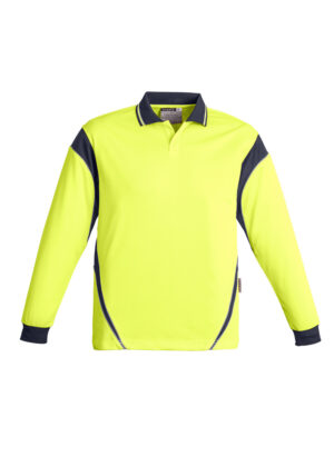 Day Only Aztec Long Sleeve Polo - Image 4