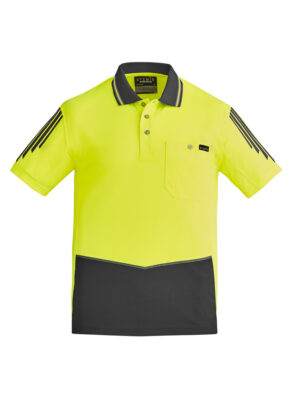Mens Hi Vis Flux S/S Polo - Image 10