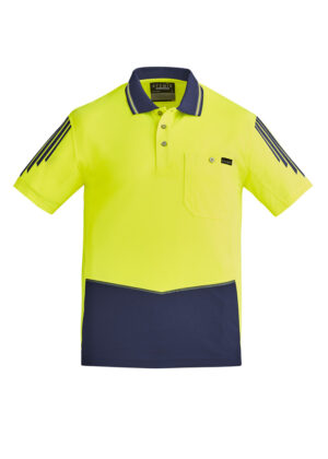 Mens Hi Vis Flux S/S Polo - Image 12