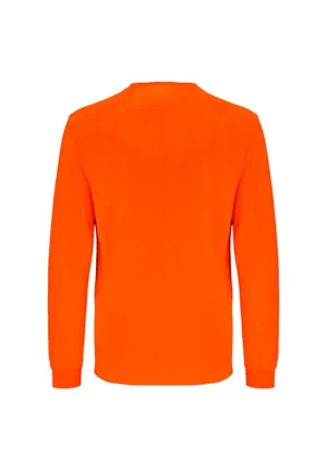 Mens Hi Vis Long Sleeve Tee - Image 2