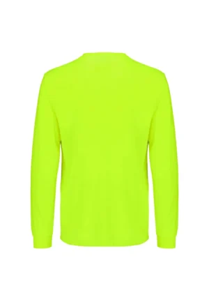 Mens Hi Vis Long Sleeve Tee - Image 8