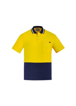 Mens Hi Vis Cotton S/S Polo
