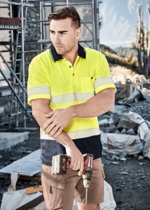 Hi Vis Segmented S/S Polo
