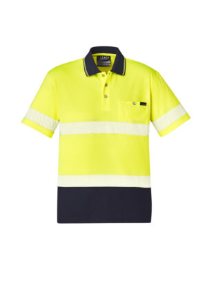 Hi Vis Segmented S/S Polo - Image 4