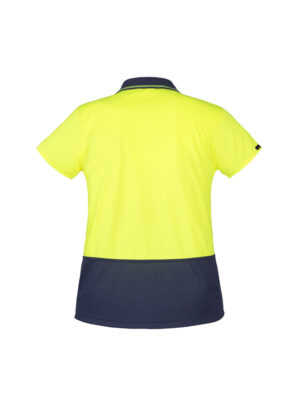 Womens Hi Vis Basic Short Sleeve Polo - Image 7
