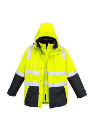 Hi Vis 4in1 Waterproof Jacket - Image 4