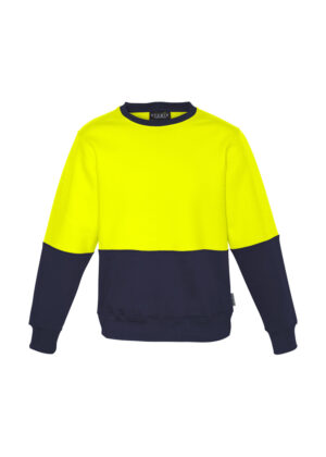 Unisex Hi Vis Crew Sweatshirt - Image 4