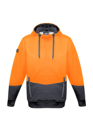 Unisex Hi Vis Textured Jacquard Hoodie - Image 3