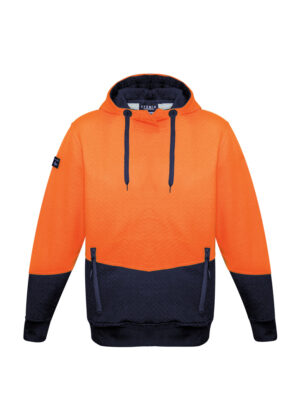 Unisex Hi Vis Textured Jacquard Hoodie - Image 4