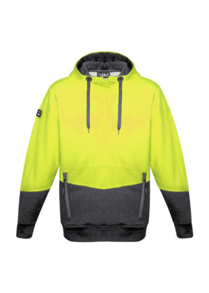 Unisex Hi Vis Textured Jacquard Hoodie - Image 6