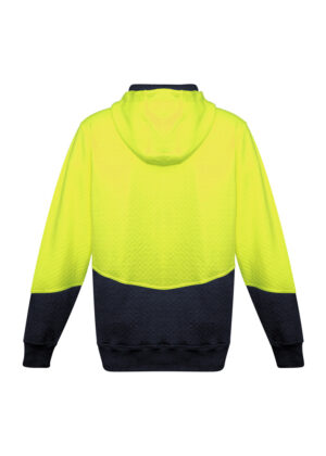 Unisex Hi Vis Textured Jacquard Hoodie - Image 9