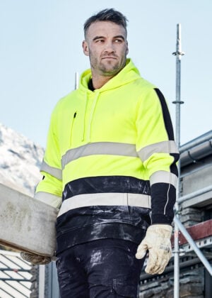Unisex Hi Vis Stretch Hoodie