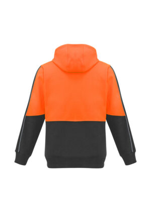 Unisex Hi Vis Full Zip Hoodie - Image 3
