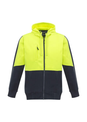 Unisex Hi Vis Full Zip Hoodie - Image 8